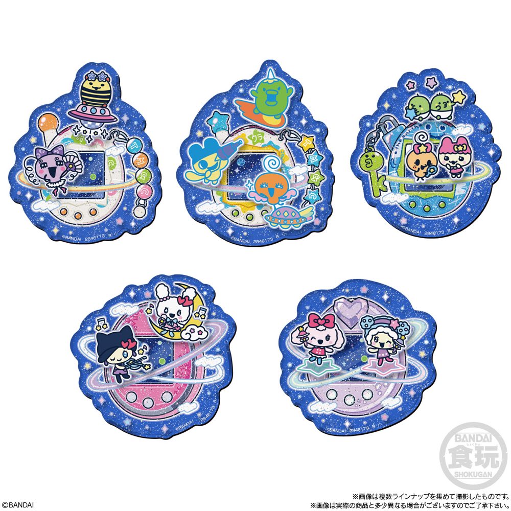 Tamagotchi Shokugan 30th Anniversary Chara-Magnets (box of 14)