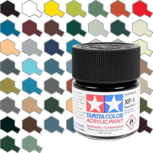 Tamiya Acrylic Flat Color Series (Group)