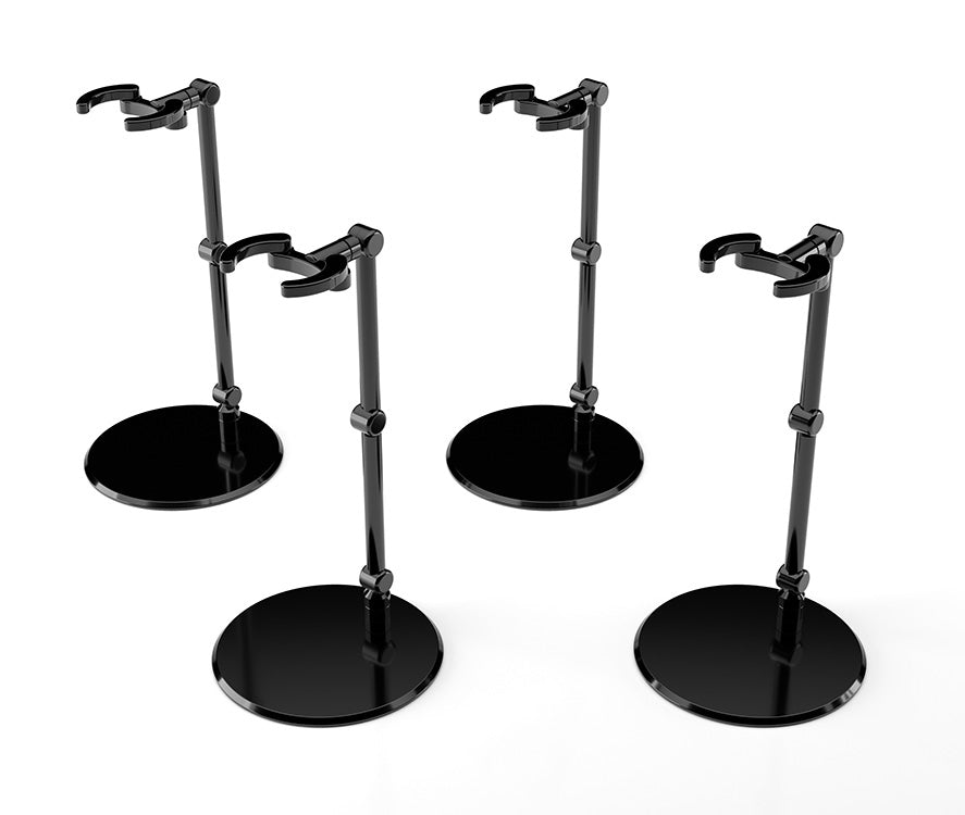 Standing Mini Figure The Simple Stand: mini x4 Black (for Small Figures & Chibi Figures ...