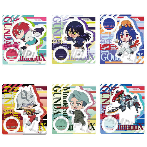 Tokotoko Acrylic Stand Mobile Suit Gundam GQuuuuuuX (6 Types / 6 Per Box) - Box image