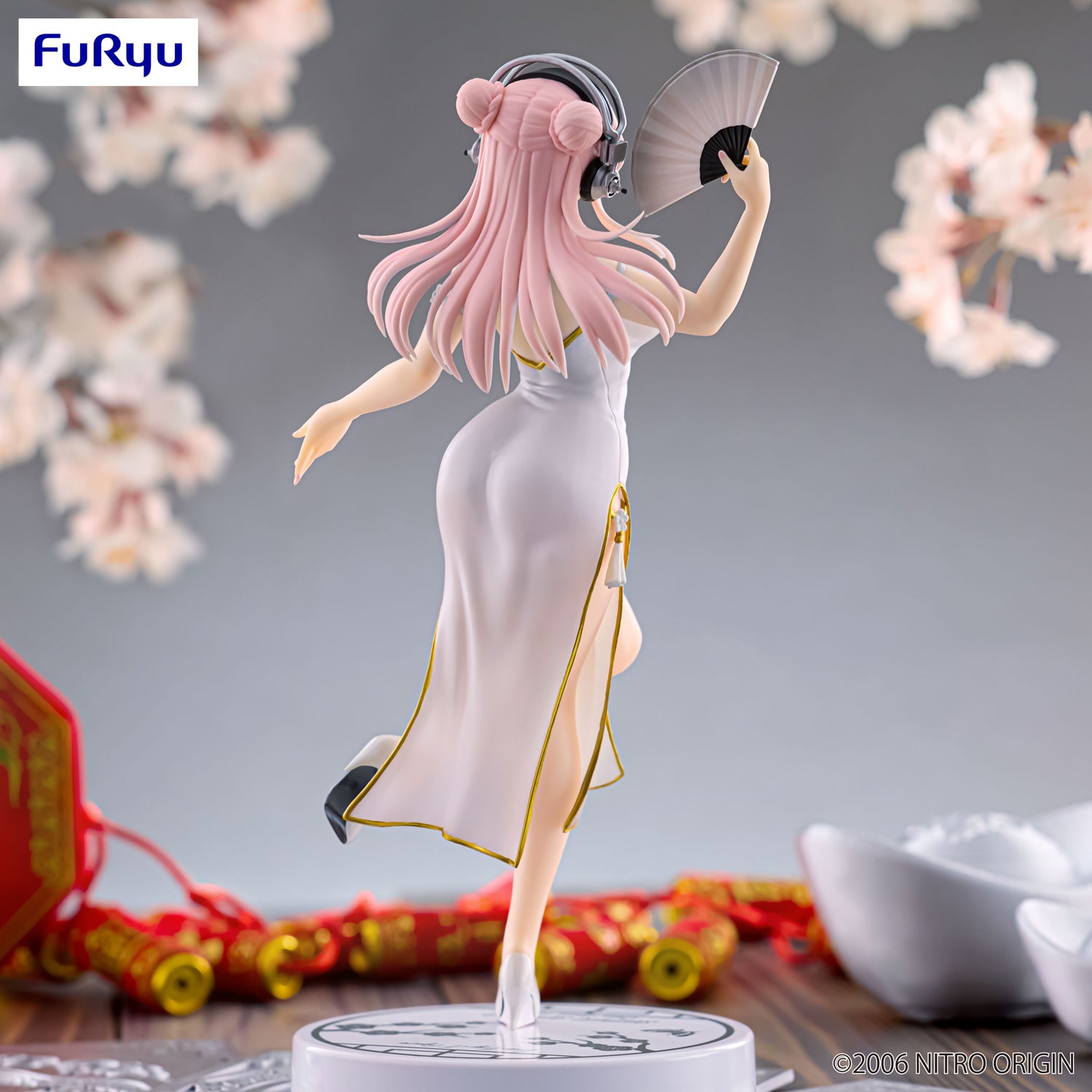 Super Sonico Trio-Try-iT Figure China Dress Ver. FuRyu JAPAN 2024 Nitro Plus Super Sonico Trio-Try-iT Figure China Dress Ver. FuRyu JAPAN 2024 Nitro Plus