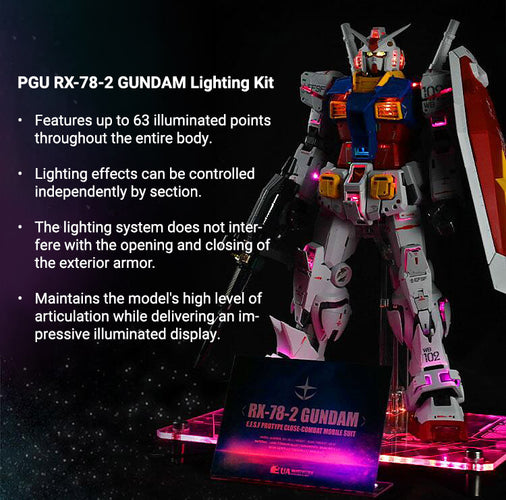 UA Studio LED Set for PG Unleashed RX-78-2 Gundam Deluxe Version - Box image