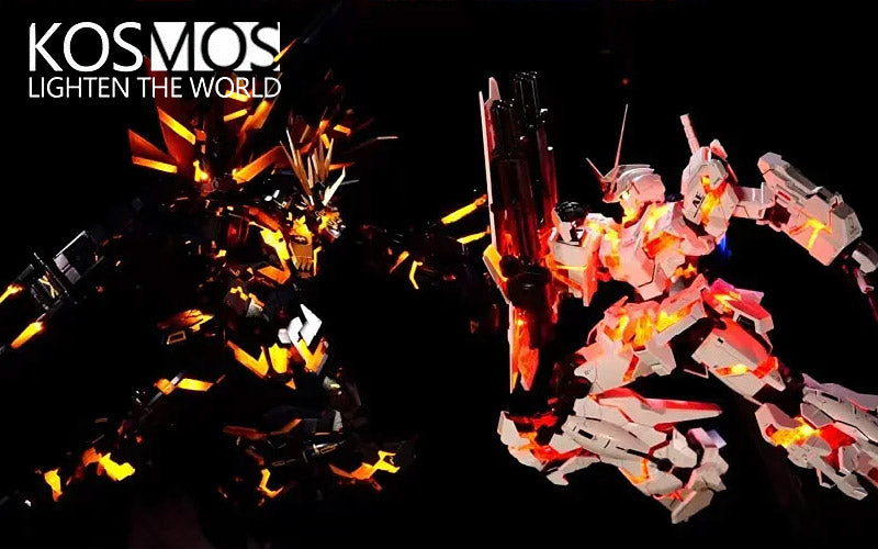 KOSMOS RGB LED Set for PG Unicorn Gundam Final Battle (Body & 3 x Shield) - Box image