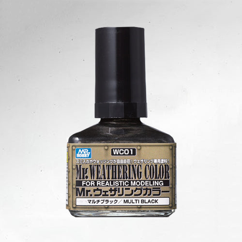 Weathering Color WC01 Mr. Weathering Color Multi Black 40ml – Gundam Planet