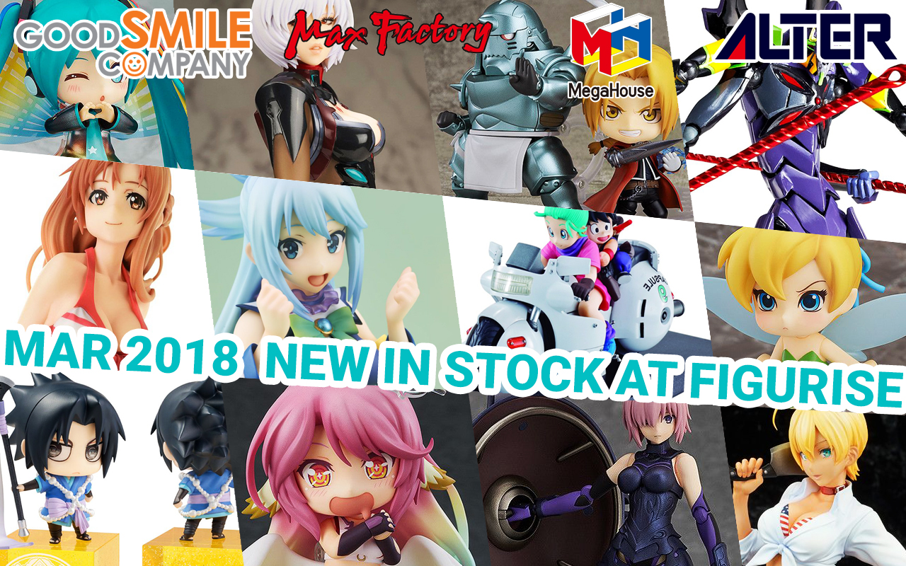 New in Stock at Figurise! 03/27/2018