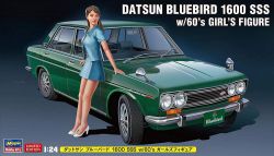 1/24 Datsun Bluebird 1600 SSS with 60's Girl
