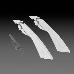 1/35 X-4+(PD-802) Weapon Set 1 [Angel Wing & M51 Grenade Launcher]