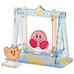 Ensky Diorama Swing (Kirby and Scarfy) Kirby Moving Acrylic Diorama Stand