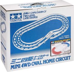 Mini 4WD Jr Oval Home Circuit Two-Level Lane Change (Tri-color Limited Edition) (Damaged Box Item)