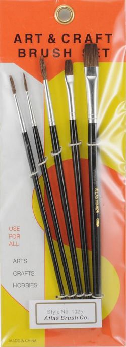 Art & Craft Brush Set (5pcs)