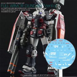 G-REWORK Decal MG Full Armor Gundam Ver.Ka [GUNDAM THUNDERBOLT]