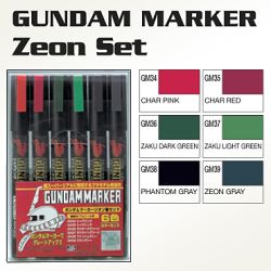 GMS108 Gundam Marker Zeon Set (set of 6)