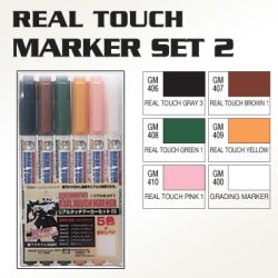 GMS113 Real Touch Gundam Marker Set 2 (set of 6)