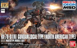 HG RX-78-01(N) Gundam Local Type North American Front (Gundam The Origin Ver.)