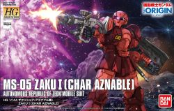 HG MS-05 Zaku I Char Custom (Gundam The Origin Ver.)