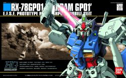 HGUC RX-78GP01 Gundam GP01 Zephyranthes