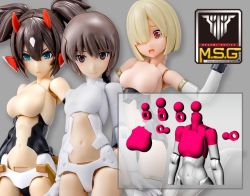 Megami Device KP565 MSG 01 Tops Set (Skin Color A)