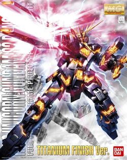 MG RX-0 Unicorn Gundam 02 Banshee Titanium Finish