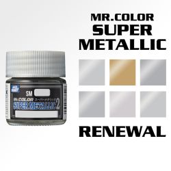 Mr. Color Super Metallic Series Renewal (Gloss)