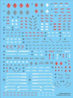 G-REWORK Decal MGSD Gundam Barbatos