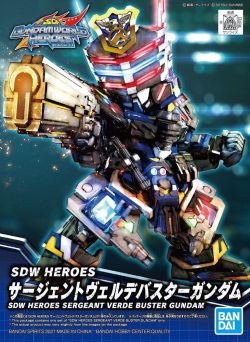 SD Gundam World Heroes 03 Sergeant Verde Buster Gundam