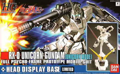 HGUC RX-0 Unicorn Gundam (Unicorn mode) + Unicorn Head Limited Edition