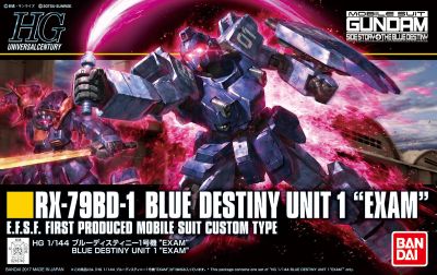 HGUC RX-79BD-1 Blue Destiny Unit 1 EXAM