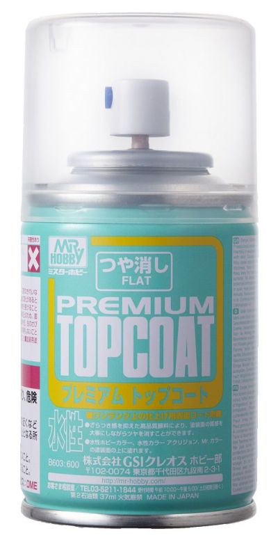 Mr. Premium Top Coat Spray 88ml (Flat)