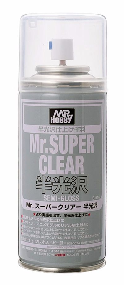 Mr. Super Clear Spray 170ml (Semi-Gloss)