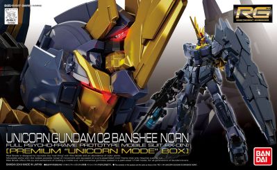 RG RX-0(N) Unicorn Gundam 02 Banshee Norn Premium Unicorn Mode Box