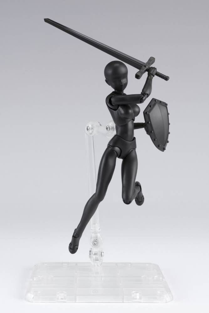 S.H. Figuarts Female Body-Chan Action Figure - DX Gray Ver. (Bandai)