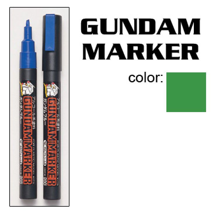 GUNZE GUNPLA Hobby #GM09 Gundam Marker Pen Mr Gundam Eye Green 