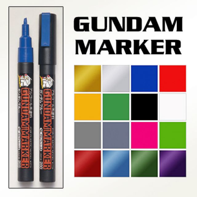 Metallic Paint Markers for Gunpla - Gunpla 101
