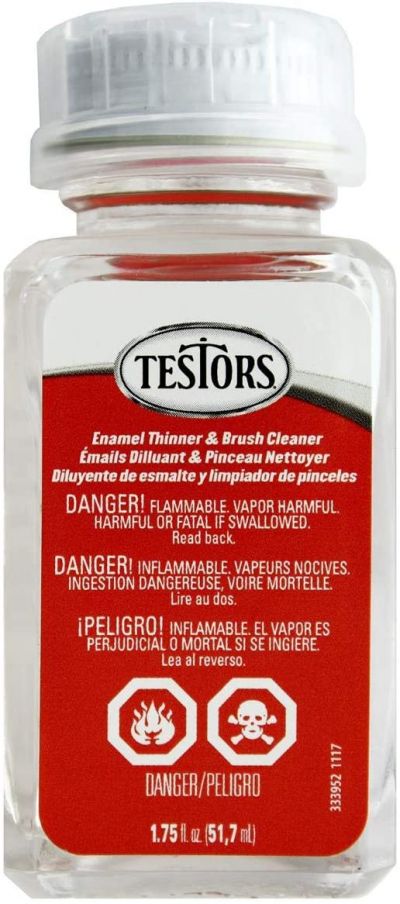Testors Enamel Airbrush Thinner & Cleaner 1.75 oz