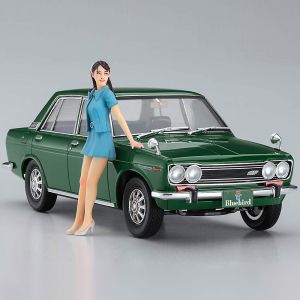 1/24 Datsun Bluebird 1600 SSS with 60's Girl