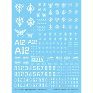 G-REWORK Chipping Decal Zeon 01 White