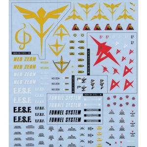 GD-23 MG Char's Counterattack Series Decal