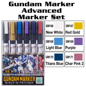 Gundam Marker EX XGM-204 Wings of Light Holo Blue (Angled Flat