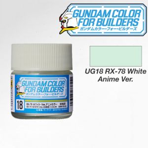 UG18 RX-78 White Anime Ver. Gundam Color For Builders 10ml