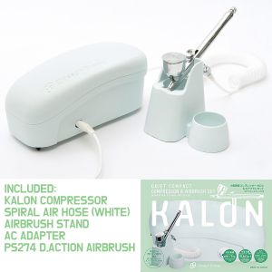 PCD02 Kalon Quiet Compact Compressor & Airbrush Set