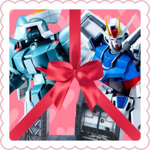 Realistic Model Heliopolis Battle Stage Bundle (Robot Spirits GINN & Strike Gundam)