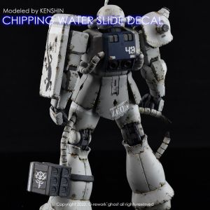 G-REWORK Chipping Decal EFF 01 White