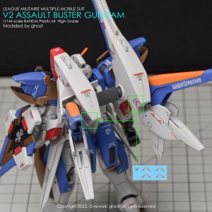G-REWORK Decal HGUC V2 Assault Buster Gundam