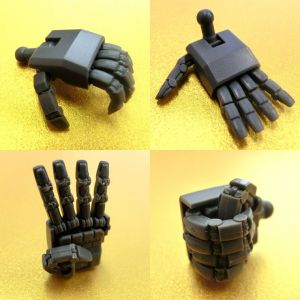 Kansetsuwaza EX: Mechanical Hand Kimete 100 Flat Dark Gray (New)