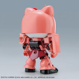 SD Gundam Cross Silhouette Zaku II Char Custom / Hello Kitty Set