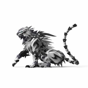 Shenxing Technology: Red Stripes Ink Tiger Plastic Model Kit