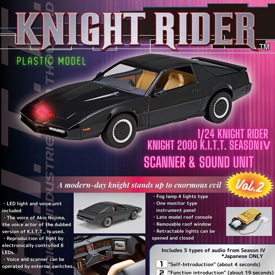 1/24 Knight Rider Knight 2000 K.I.T.T. Season IV Scanner & Sound Unit