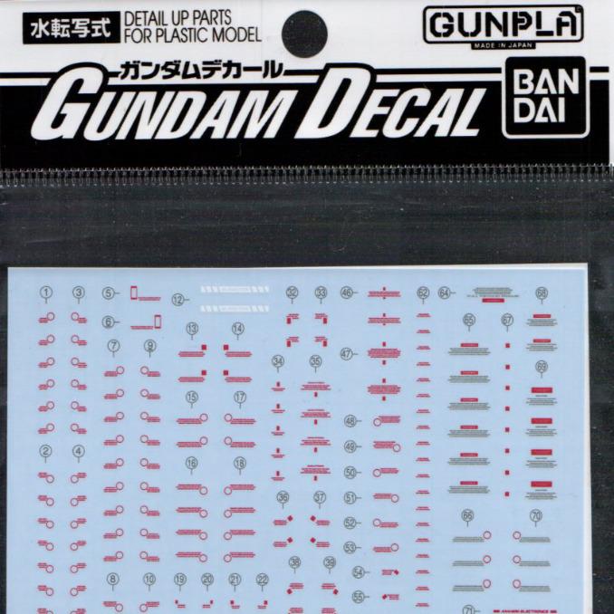 GD-44 MG Unicorn Gundam Ver.Ka Decal