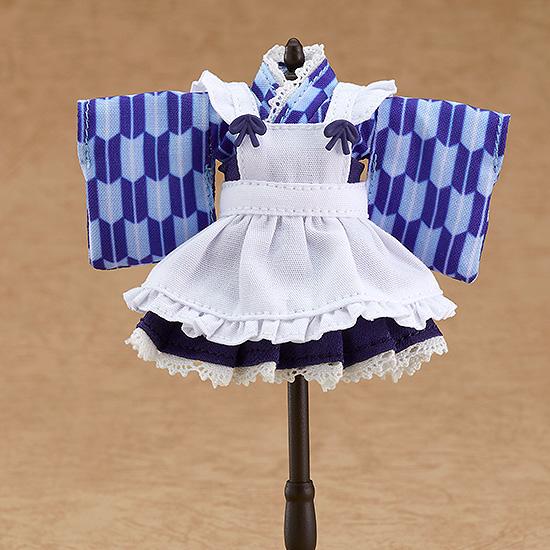 Nendoroid Doll: Outfit Set (Japanese-Style Maid - Blue)