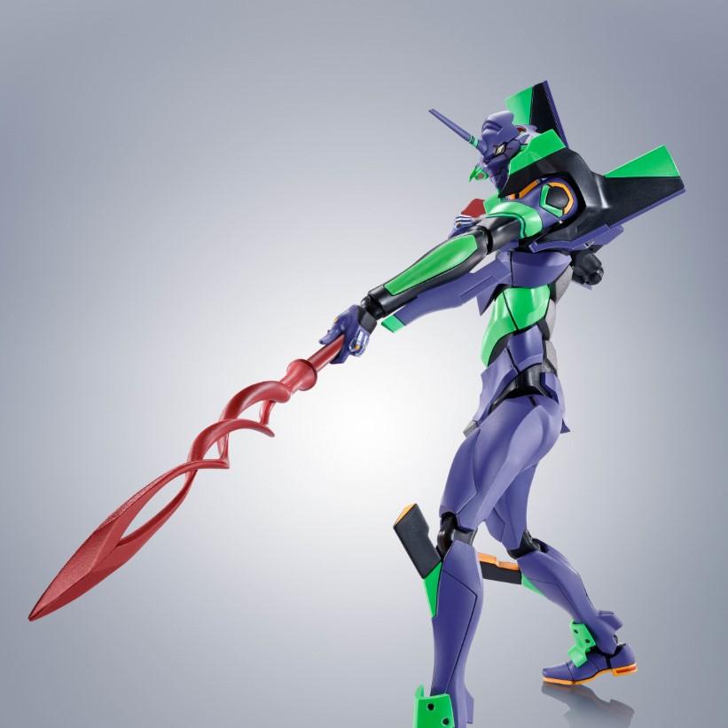 Robot Spirits Evangelion Unit-01 Test Type + Cassius Spear (Renewal Color Edition)